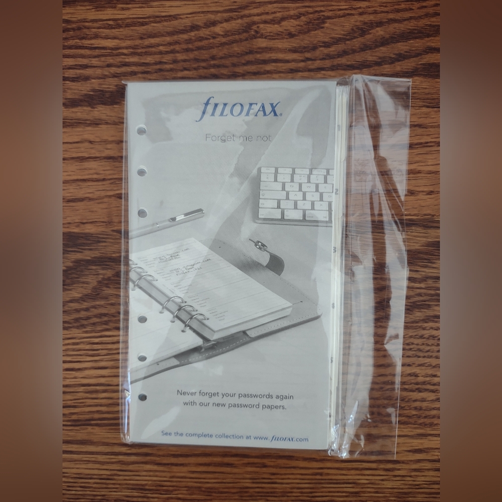 Filofax A6 Organizer Refill Sheets *** Final Price ***